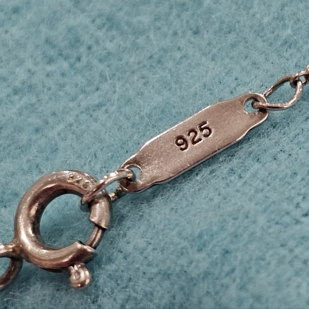 🤍Tiffany & Co. Atlas Open Circle Roman Numeral Pendant 925 Silver Necklace⏰️ - Picture 6 of 16